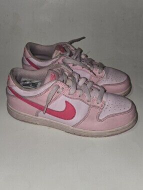 Nike Dunk Low “Triple Pink” / “Barbie Pink” Youth 3Y | DH9756-600